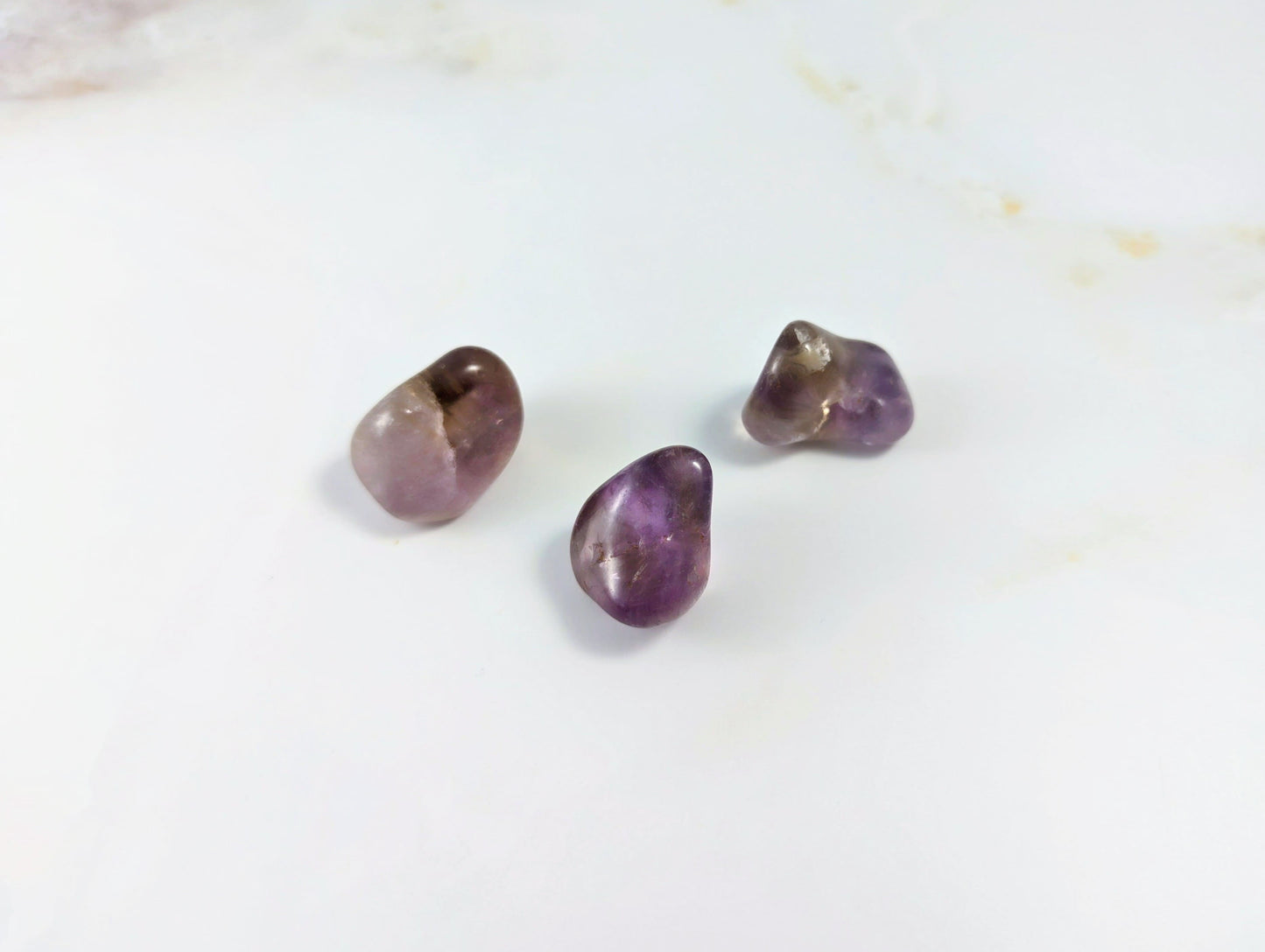 Ametrine rolled stone