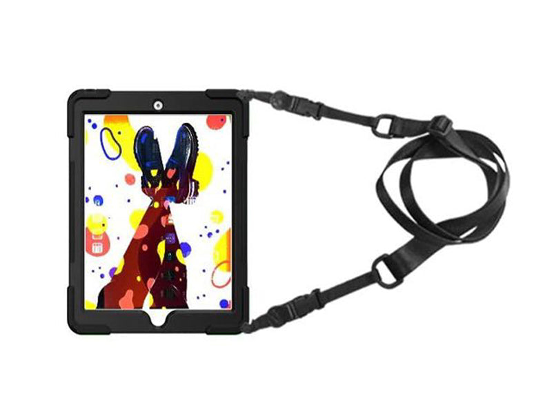 Coque Securit rotative iPad 10.2 (7/8/9th gen) - Noir
