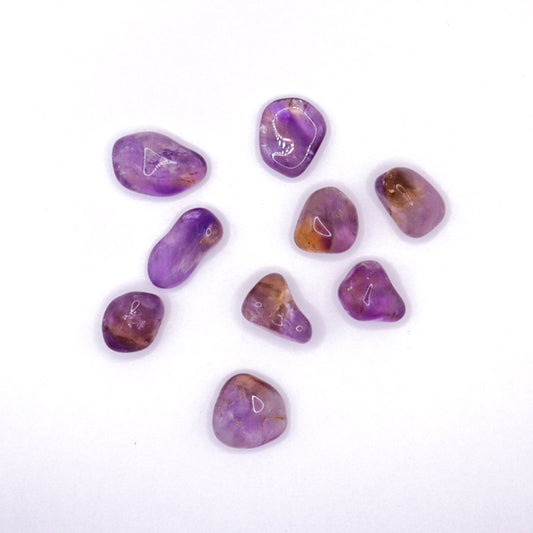 Ametrine rolled stone
