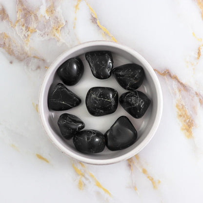 Black Tourmaline Rolled Stone